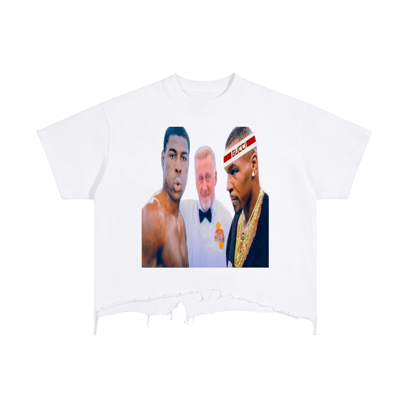 Vintage Wash Boxy Distressed Hem T-Shirt